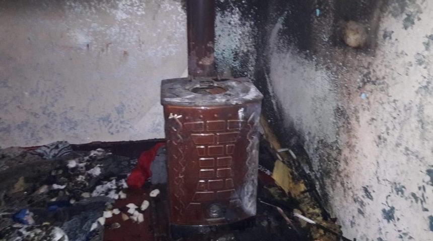 Siirt&rsquo;te bir evde yangın &ccedil;ıktı