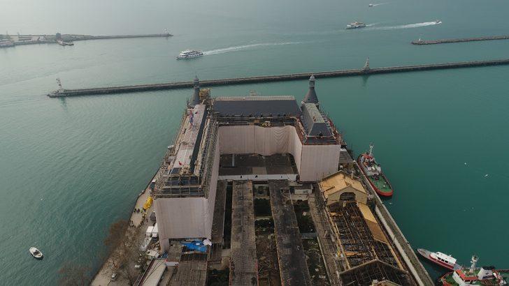 2015 yılında başlatılmıştı! Haydarpaşa Garı'nın çatı restorasyonu tamamlandı G3