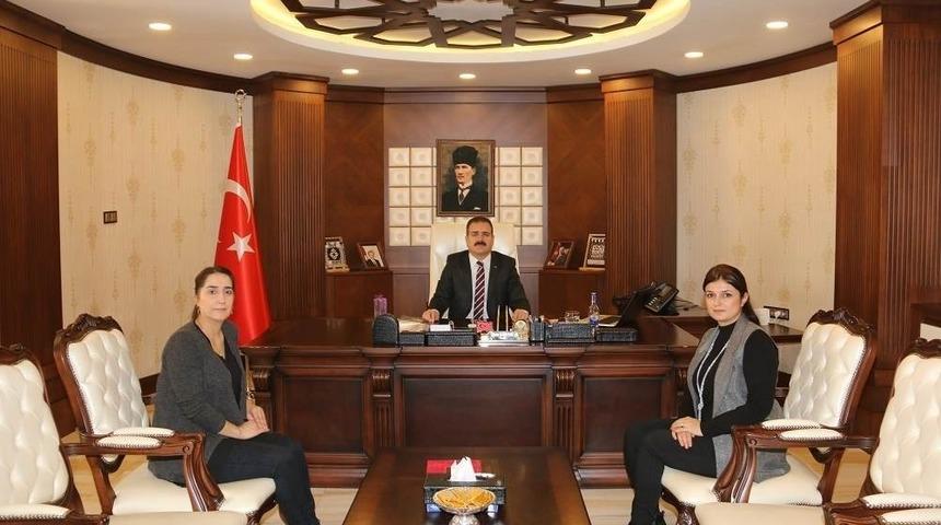 Kadın girişimcilerden Vali Akbıyık&rsquo;a ziyaret