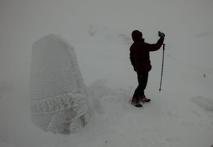 Kış turizminin gözdesinde kapılar bile buz tuttu! G1