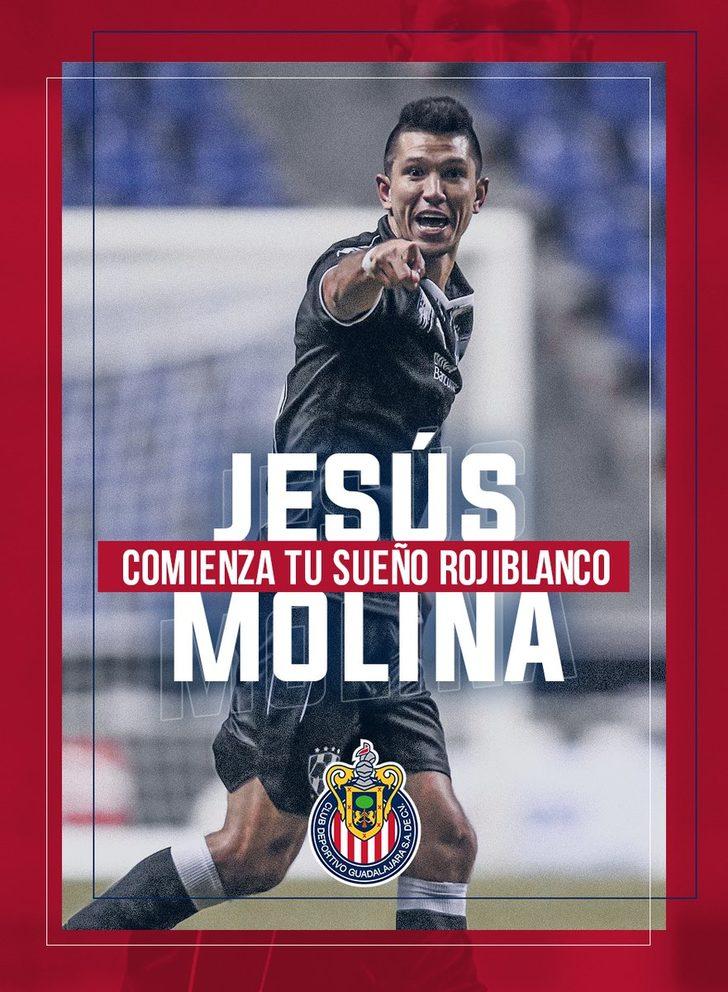 Jesus Molina - Monterrey > Chivas | BONSERVİS BEDELİ: 2.6 milyon Euro