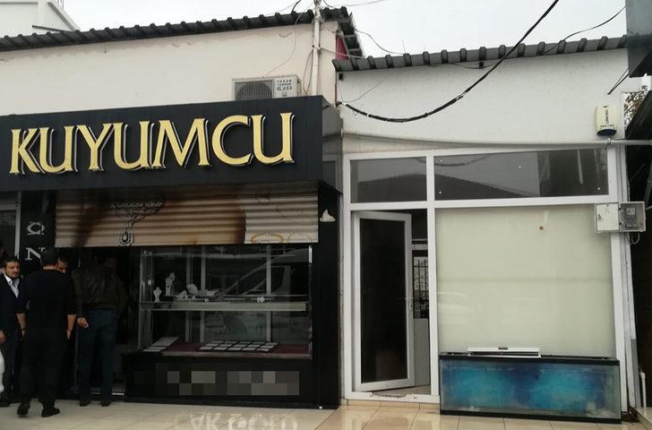 Dükkanın duvarını kırıp kilolarca altın çaldılar! G1