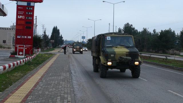 Kilis’ten askeri sevkiyat sürüyor