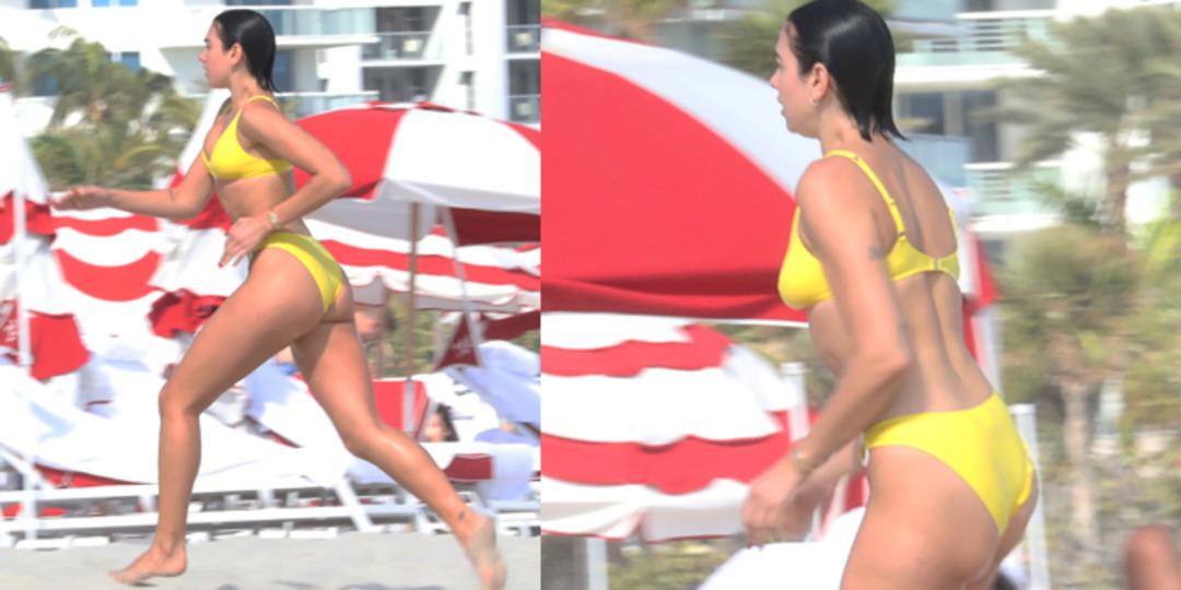 G&ouml;zler Dua Lipa&rsquo;nın &uuml;zerinde