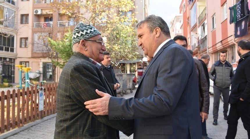 Başkan &Ccedil;er&ccedil;i Mutlu ve Lalapaşa&rsquo;da vatandaşlarla buluştu