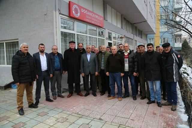 Başkan Kazım Kurt, Doğançayırlılar Derneği’ni ziyaret etti