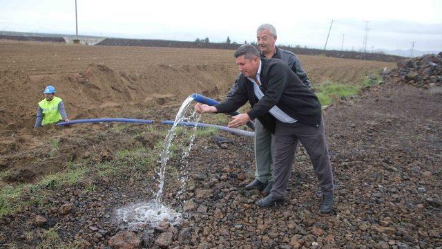 Erzin’e yeni içme suyu hattı