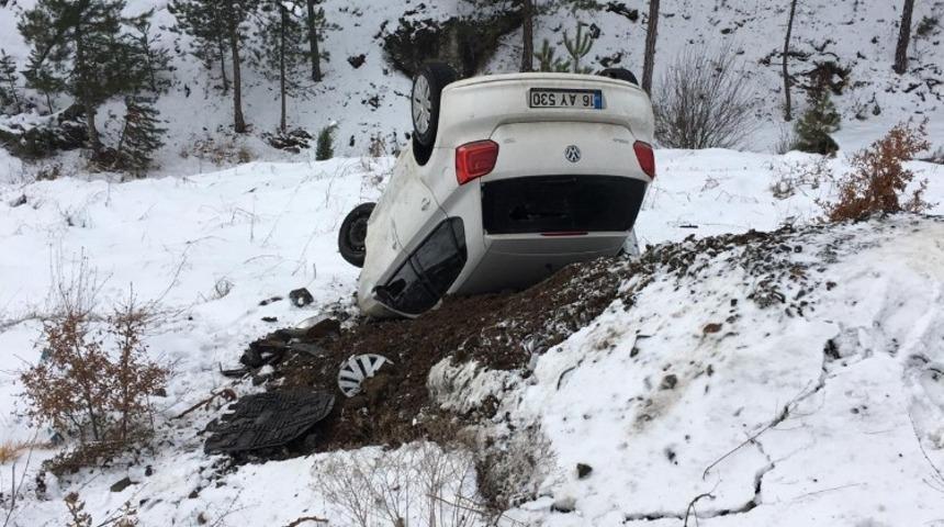 Tavşanlı’da trafik kazası: 1 yaralı
