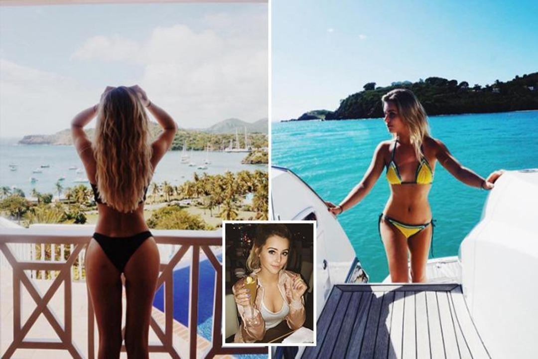 Tina Stinnes g&uuml;neşin tadını &ccedil;ıkarıyor