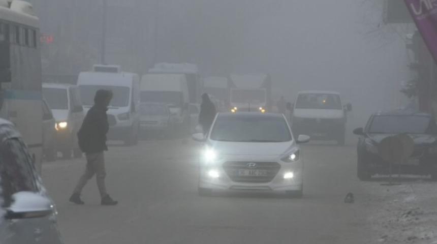 Kars&rsquo;ta sis etkili oldu