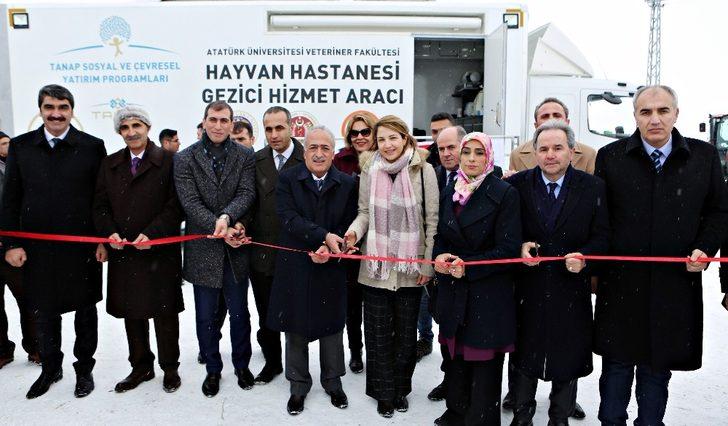 Mobil hayvan hastanesinin açılışı yapıldı G3