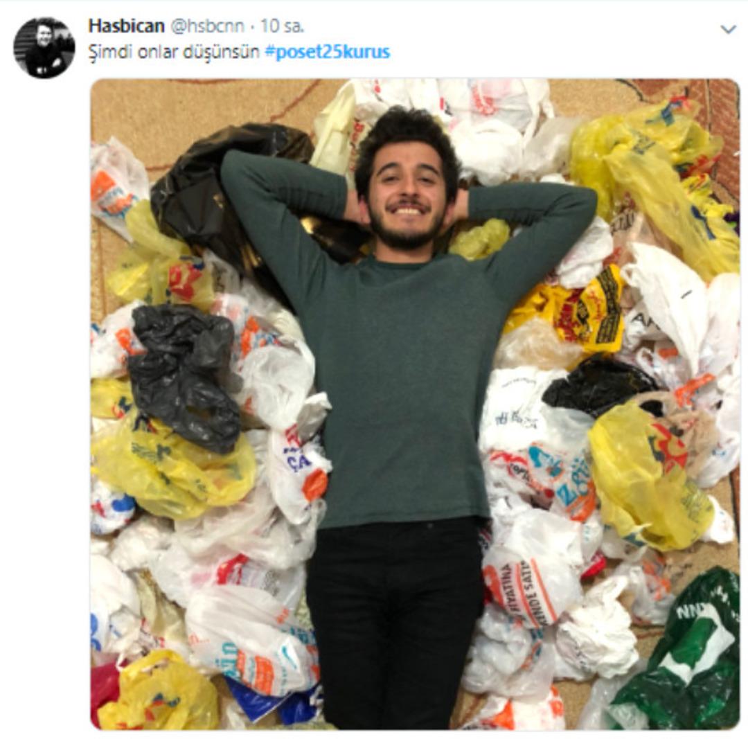 Paralı poşet uygulamasına sosyal medyadan tepki yağdı