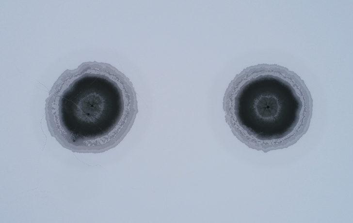 Sivas'ın gölleri buzla kaplandı!  G5