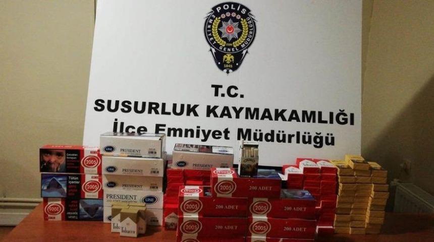 Susurluk’ta kaçak tütün operasyonu