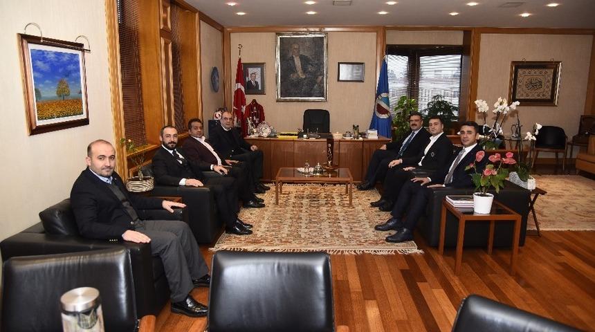 Rektör Çomaklı’ya ziyaretler