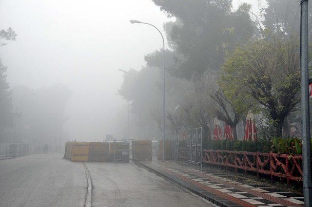 Akçakale’de yoğun sis