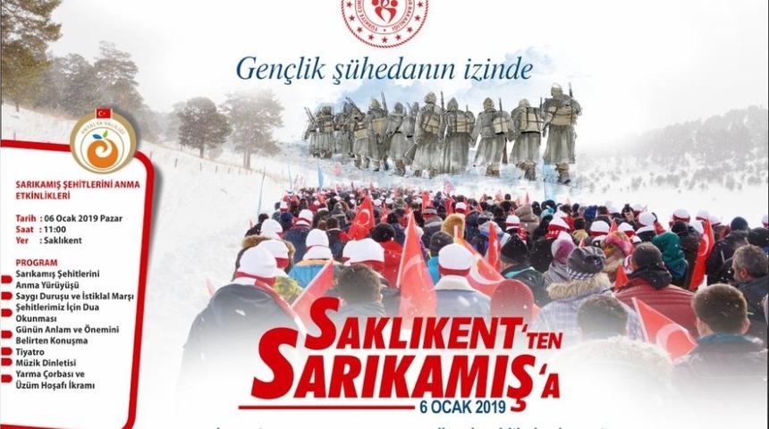 Sarıkamış Şehitleri, Antalya&rsquo;da Anılacak