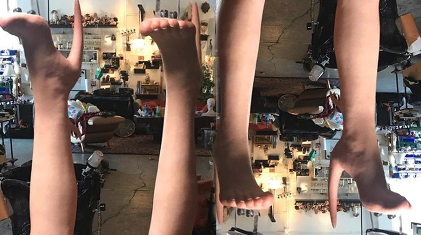  2019'un en tuhaf modası! 'İnsan derisi' görünümlü çizmeler ürkütüyor