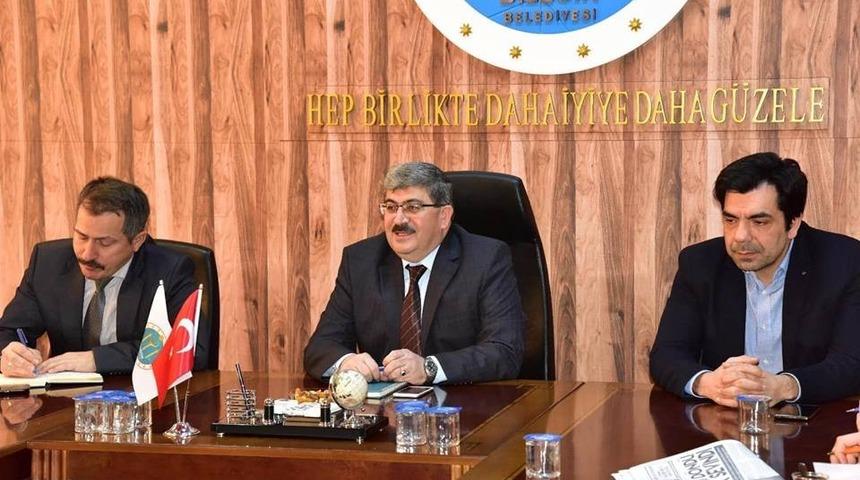 Başkan Can, birim m&uuml;d&uuml;rleriyle bir araya geldi