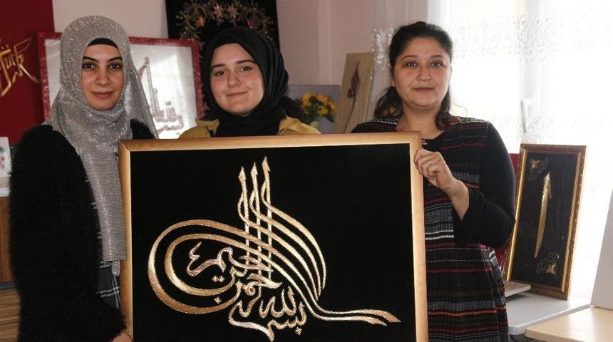 İŞKUR kursiyerleri filografi at&ouml;lyesi a&ccedil;tı