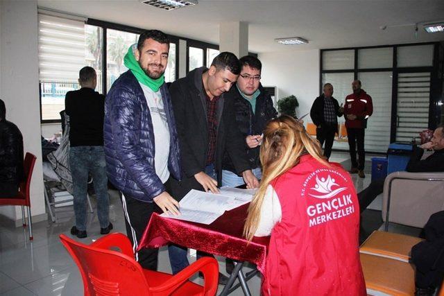 Gençlik ve Spor İl Müdürlüğü personelinden kan bağışı