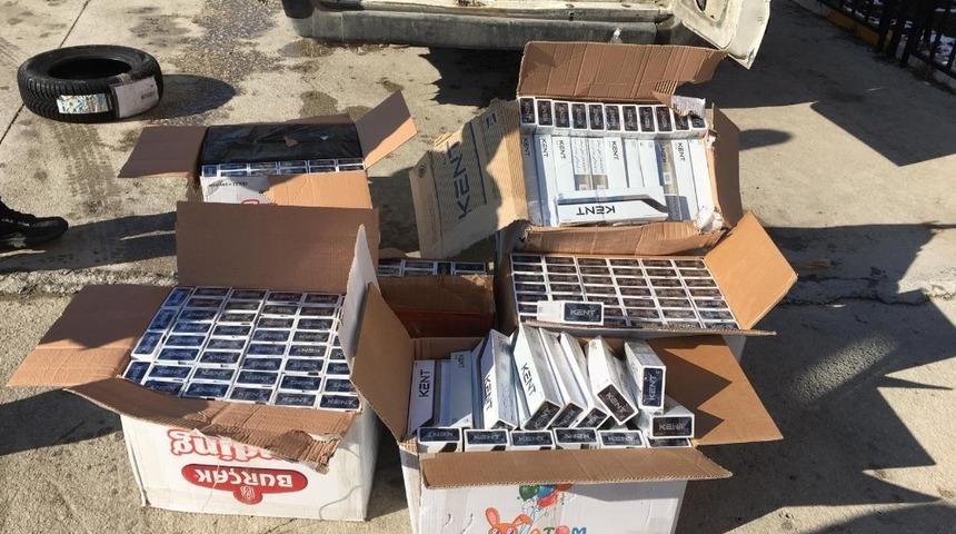 Van&rsquo;da 3 bin paket ka&ccedil;ak sigara ele ge&ccedil;irildi
