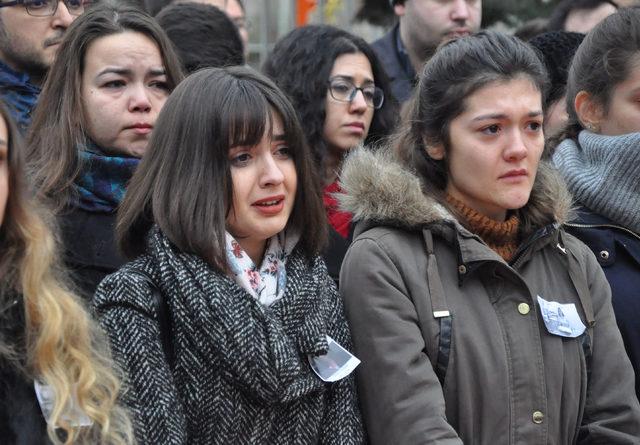 Öğrencisi tarafından öldürülen araştırma görevlisi için gözyaşları sel oldu