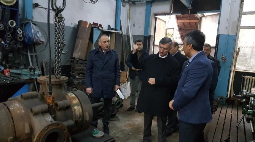 Vali Bektaş ZESOB&rsquo;ta incelemelerde bulundu