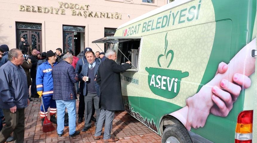 Yozgat Belediyesi&rsquo;ne mobil aşevi