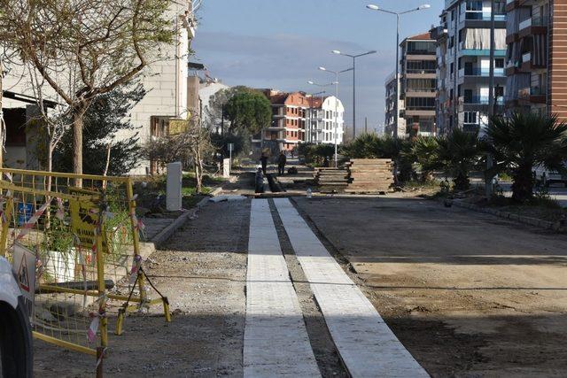 Salihli’nin 25 milyonluk yağmur suyu yatırımında sona doğru