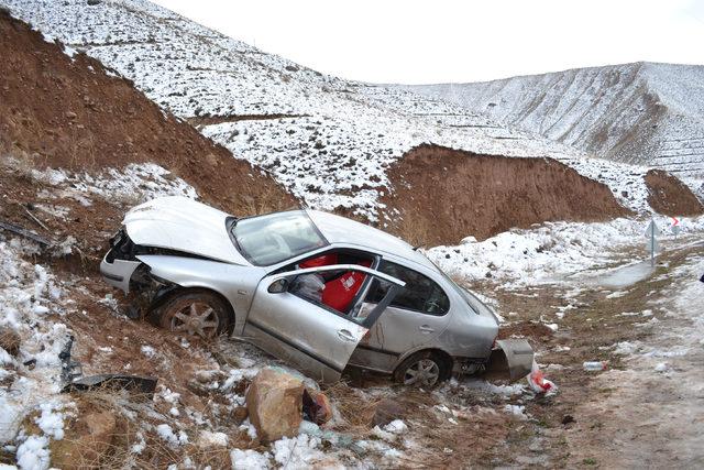 Aksaray'da kaza: 1'i ağır, 2 yaralı