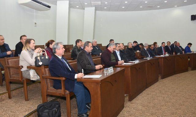 Nazilli Belediye Meclisi yeni yılın ilk meclis toplantısını yaptı