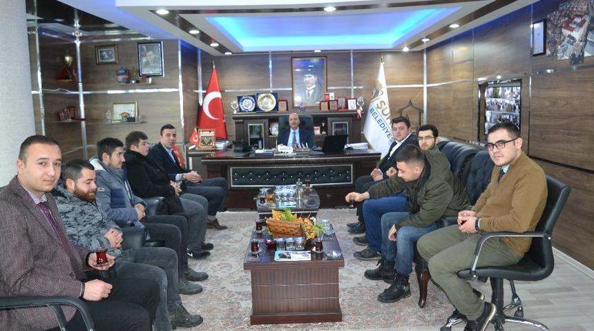 Gen&ccedil;lik kollarından Başkan Bozkurt&rsquo;a ziyaret