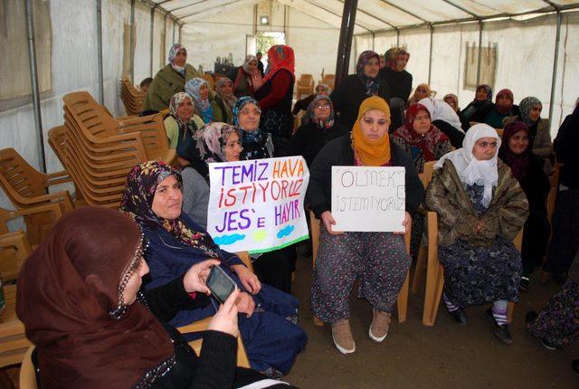 Salihli'de JES'e çadırlı protesto