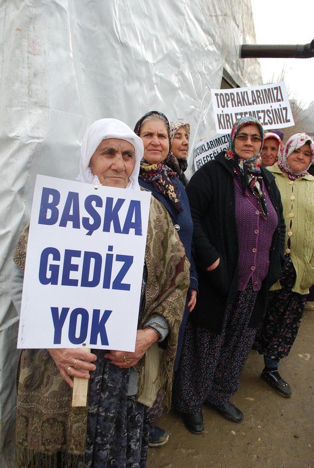 Salihli'de JES'e çadırlı protesto