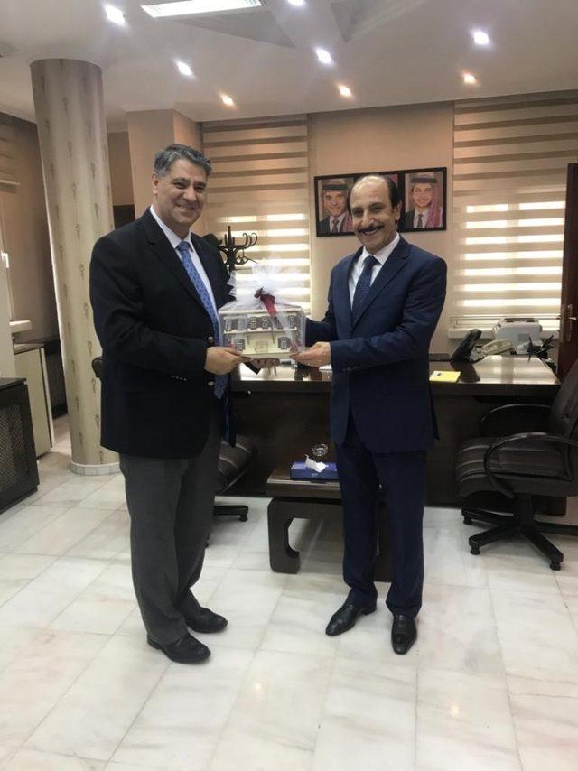 Rektör Polat, Ürdün Büyükelçisini ziyaret etti