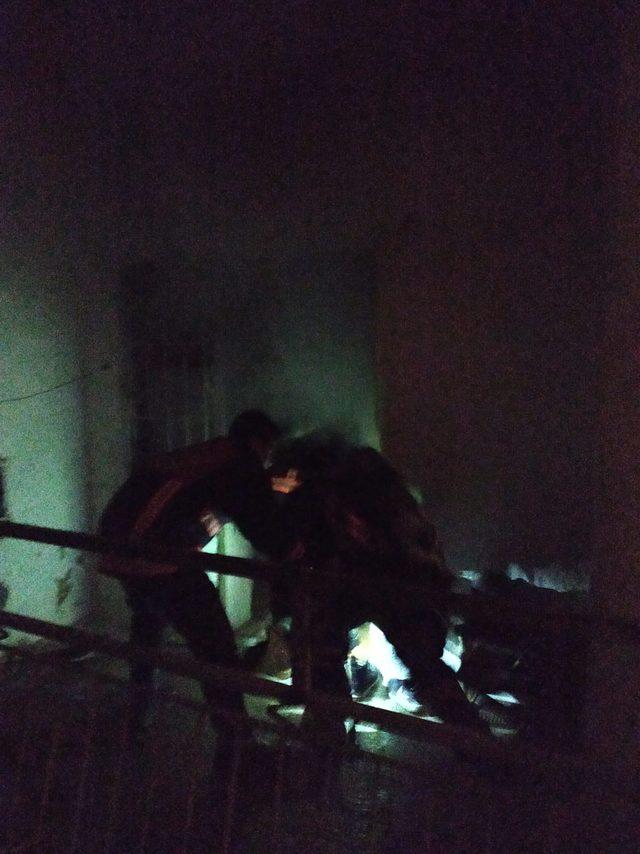 Malatya'da misafirlikte olan ailenin evi yandı