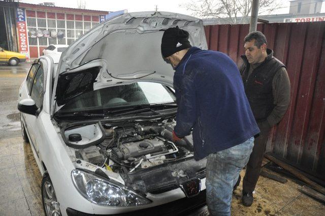 İhmalkar sürücülerin sanayi mesaisi