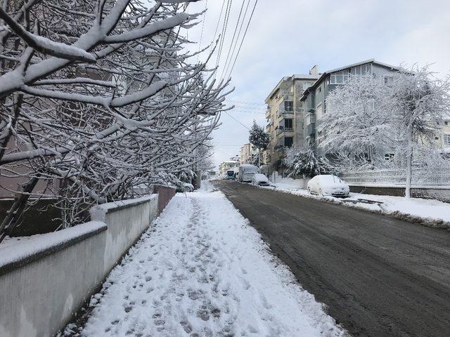 Keşan beyaza büründü