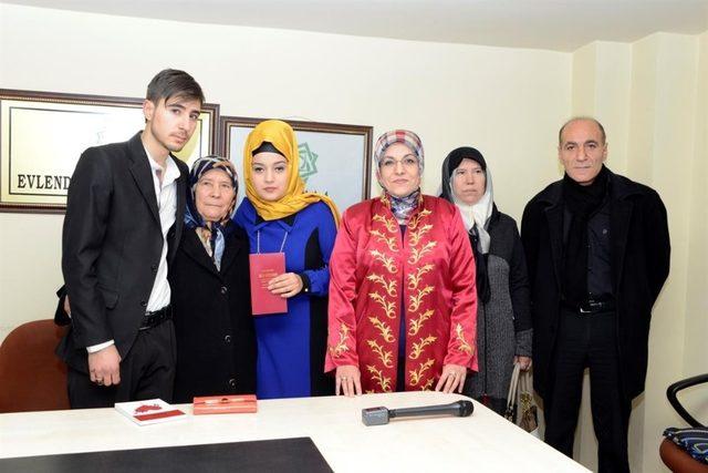 Meram’da 2018 yılında 2 bin 424 nikah kıyıldı