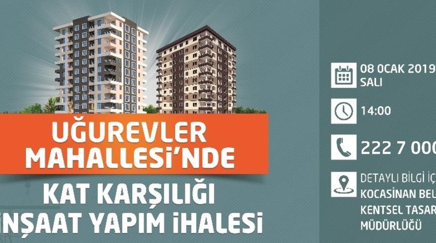 Kocasinan&rsquo;da d&ouml;n&uuml;ş&uuml;m i&ccedil;in ihale vakti