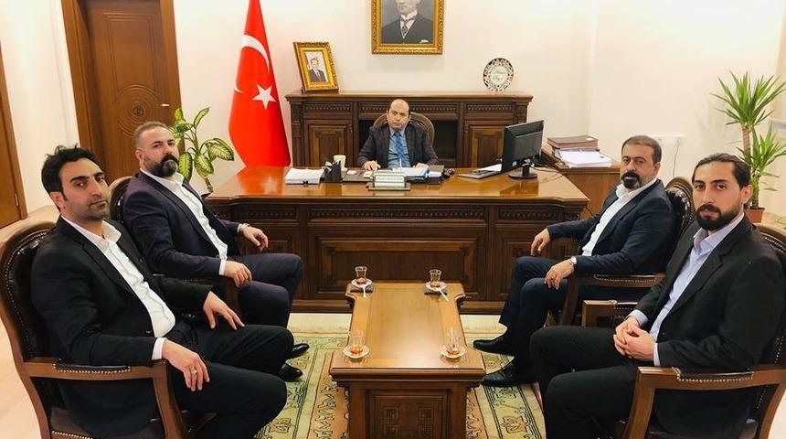 AK Ocaklar’dan Ergani Kaymakamı Sayın’a ziyaret