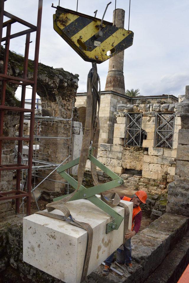 Kesik Minare'ye ilk taş konuldu, müze cami restorasyonu başladı