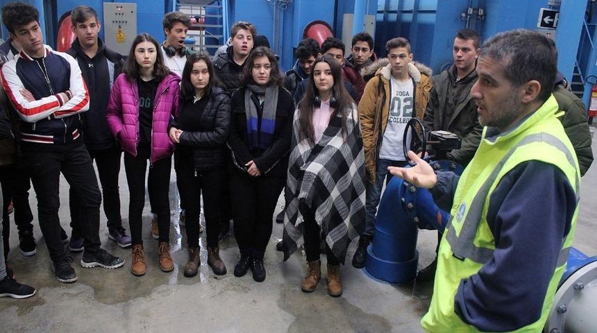 &Ouml;ğrenciler Hızırilyas Su Y&ouml;netim Merkezi&rsquo;ni ziyaret etti