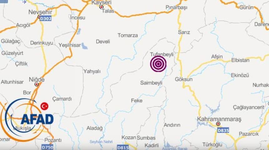 Adana'da  3.6 b&uuml;y&uuml;kl&uuml;ğ&uuml;nde deprem  