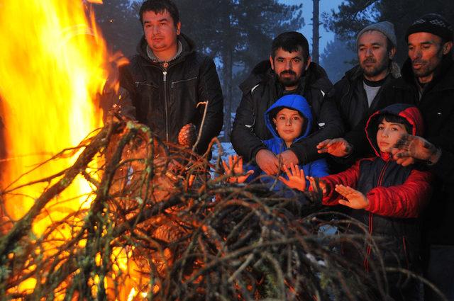 Santral nöbetinde, kar altında 193'üncü gün