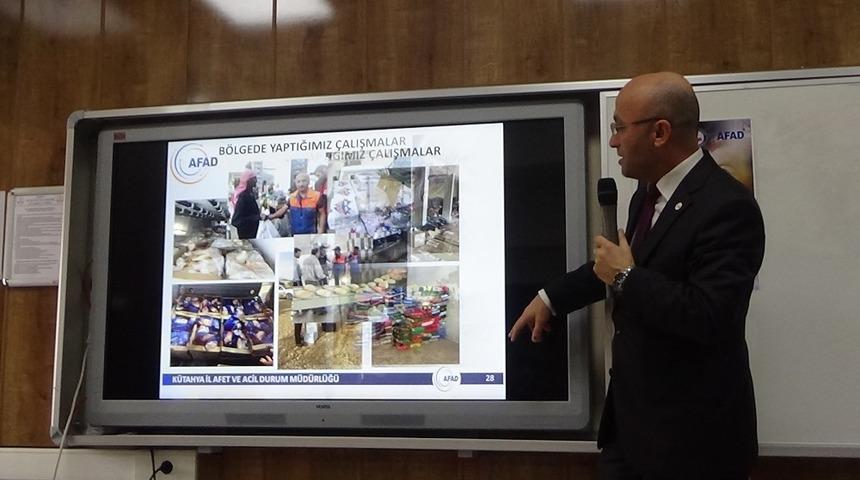 Afad&rsquo;dan lise &ouml;ğrencilerine seminer