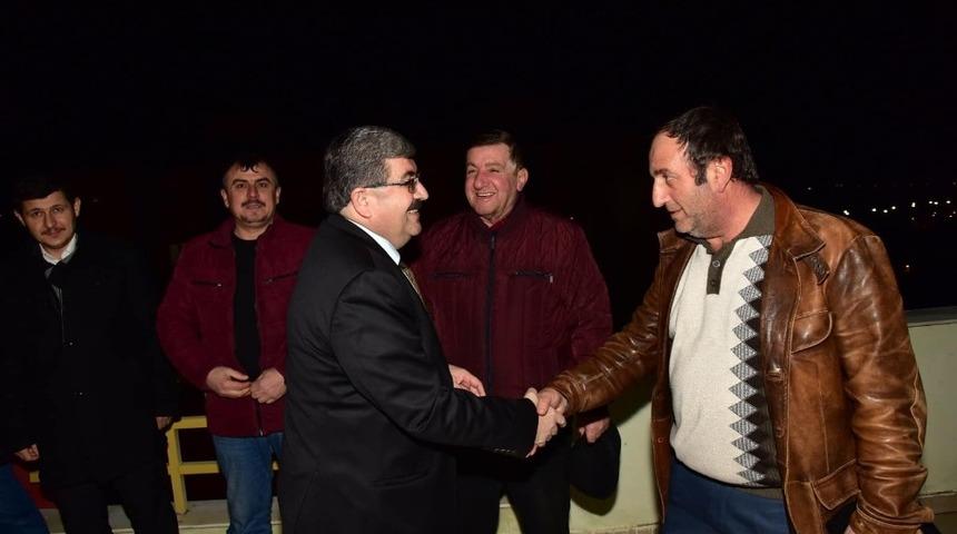 Başkan Can,TOKİ sakinleriyle bir araya geldi