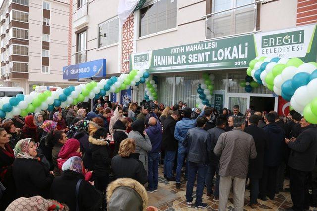 Ereğli’de hanımlar için yeni semt lokali açıldı