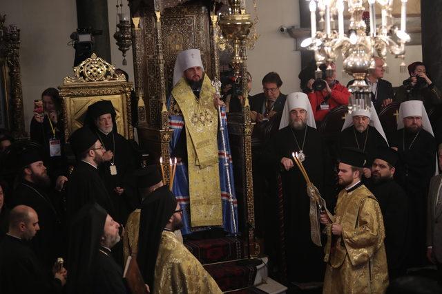 Poroşenko Fener Rum Ortodoks Patrikhanesi'nde 